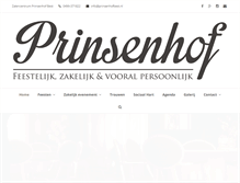 Tablet Screenshot of prinsenhofbest.nl